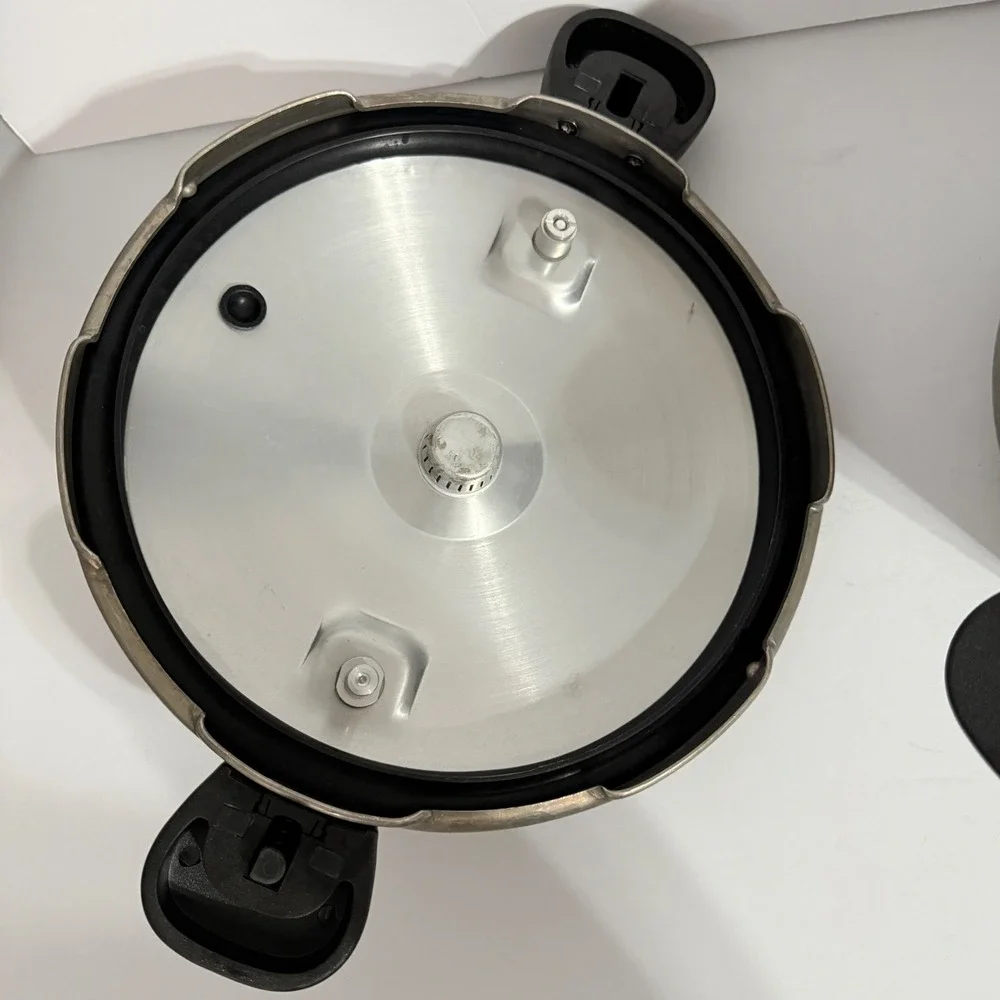 Philippe Richard 5 Quart Pressure Cooker Lid Manual Aluminum‎ Gas Electric